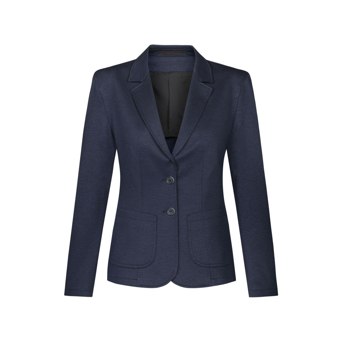 GREIFF Damen-Jerseyblazer RF Casual Kleidergröße 38; blau meliert