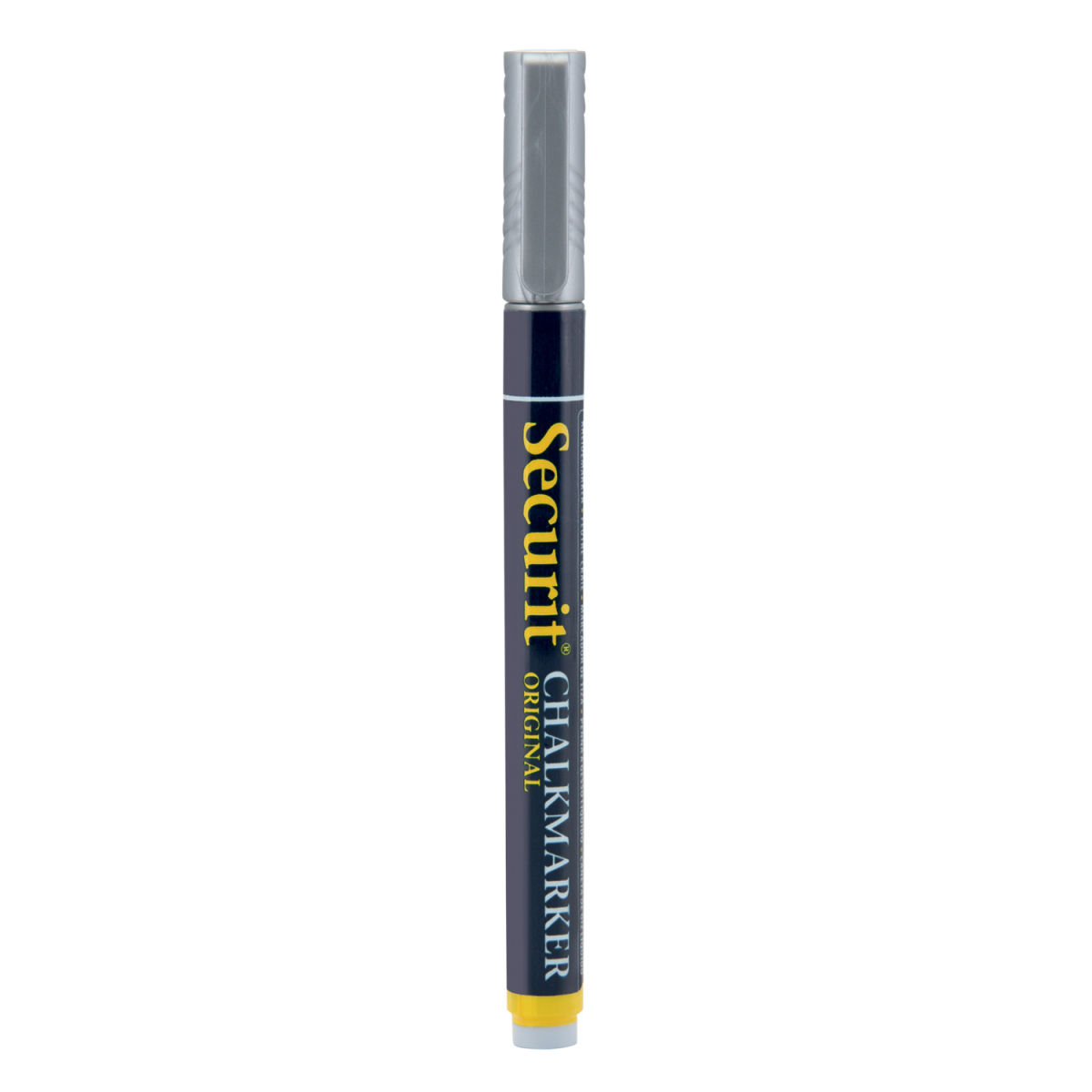 Pennarello a gesso liquido Punta a proiettile 1-2mm Securit; 1.5 cm (L), lunghezza carattere 15 mm; argento