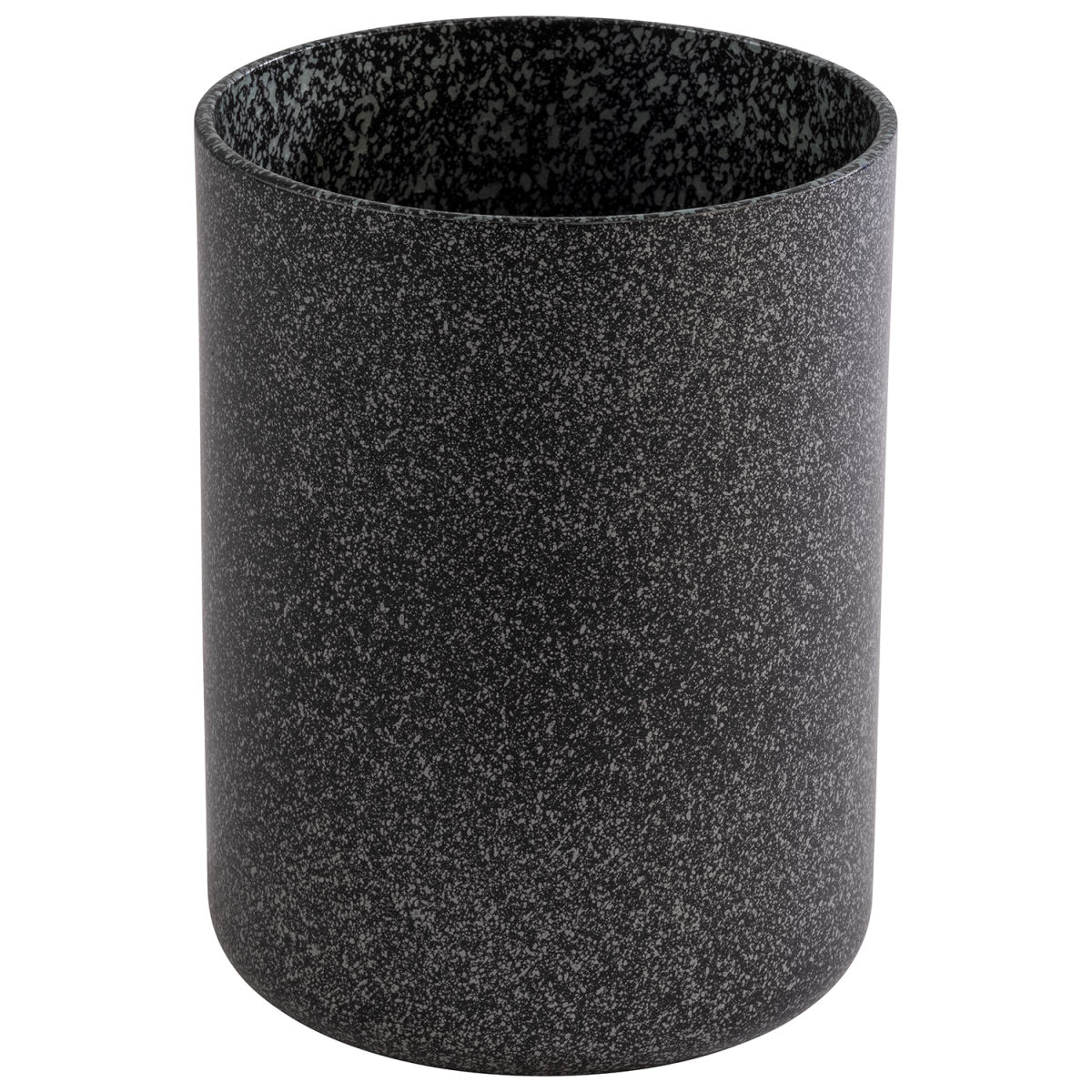 APS Dressingtopf/Flaschenkühler FROSTFIRE, Aluminium; 1500 ml, 11.5x11.5x15 cm (LxBxH); schwarz/silber
