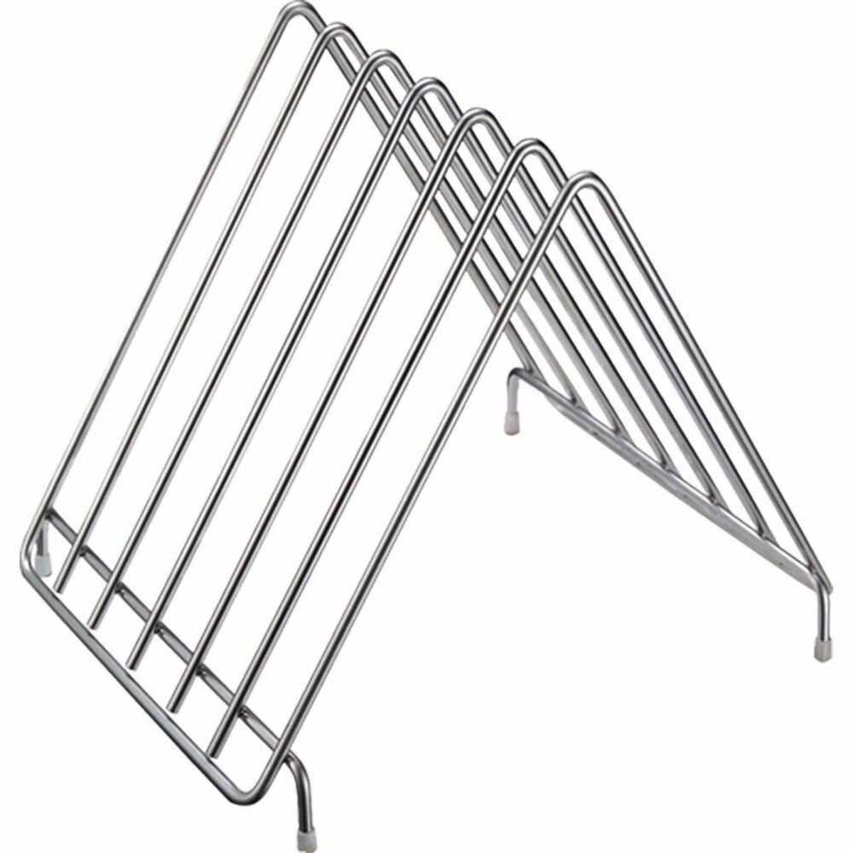 Stalgast Schneidbretthalter, sechs Fächer 30x27 cm (BxH); silber