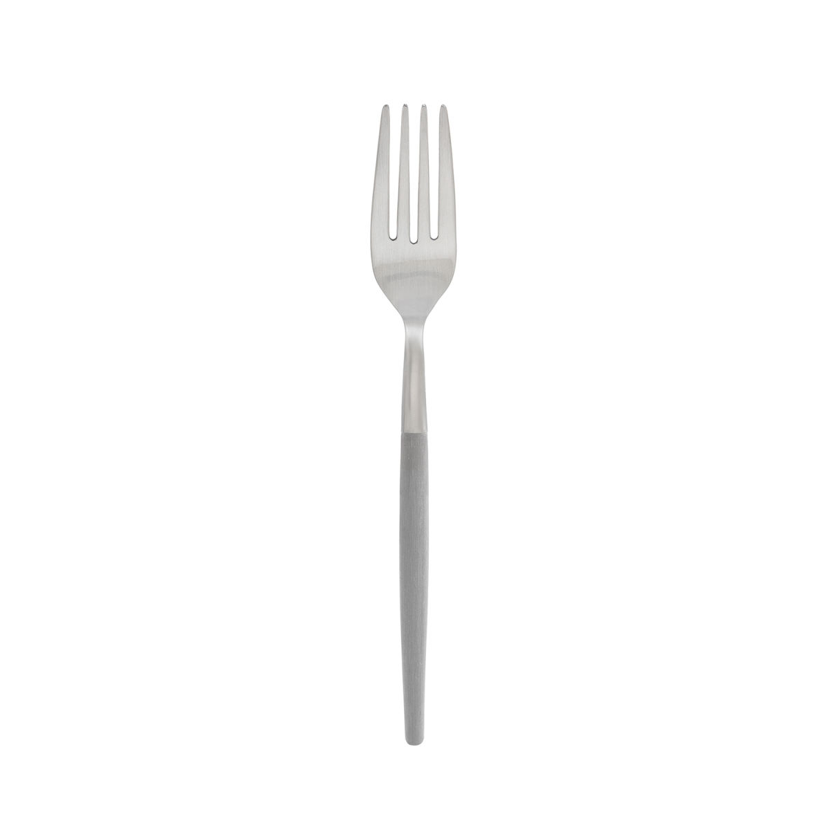 blomus Menügabel Gabel -MAXIME- 20 cm (L); silber, Griff hellgrau