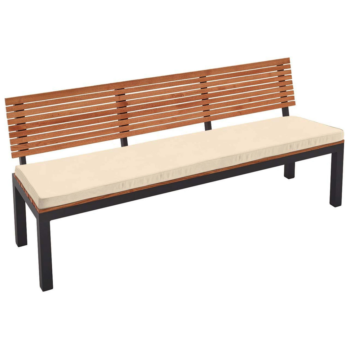 Rondo Auflage für Gartenbank 'Sassa', Bezug aus Polyester 146x45x6 cm (BxLxH); natur