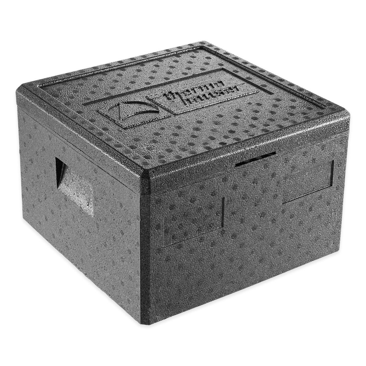 thermohauser thermohauser EPP-Thermobox Pizza, mit Deckel, 41 x 41 x 25,5 cm 25 l, 41x41x25.5 cm (LxBxH); schwarz
