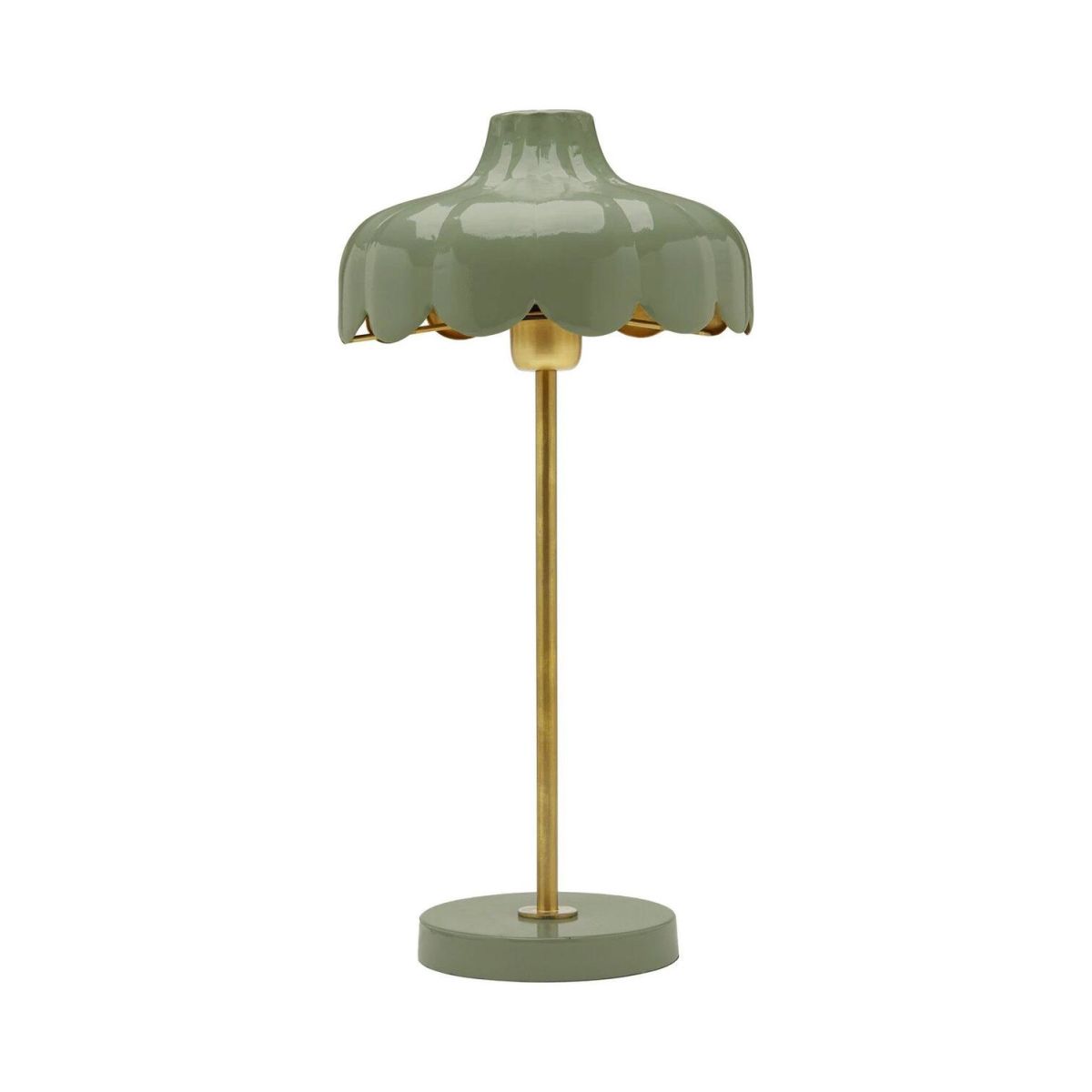 PR Home Tischleuchte Wells 50x24x50 cm (LxBxH); moosgrün