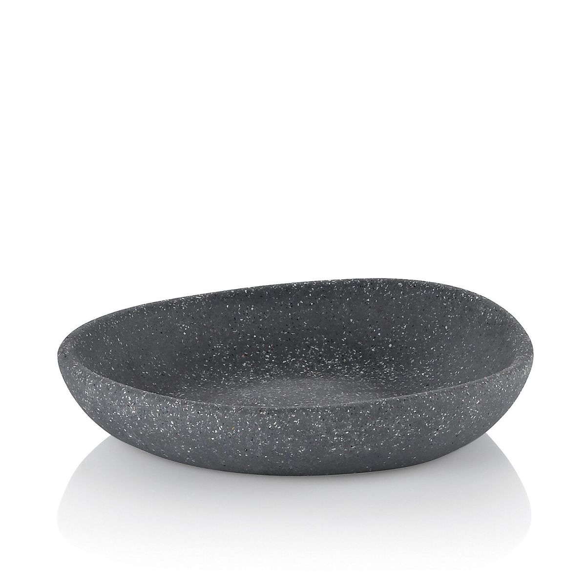 kela Seifenschale Roda Zement 11x2.5x12 cm (BxHxT); grau; oval