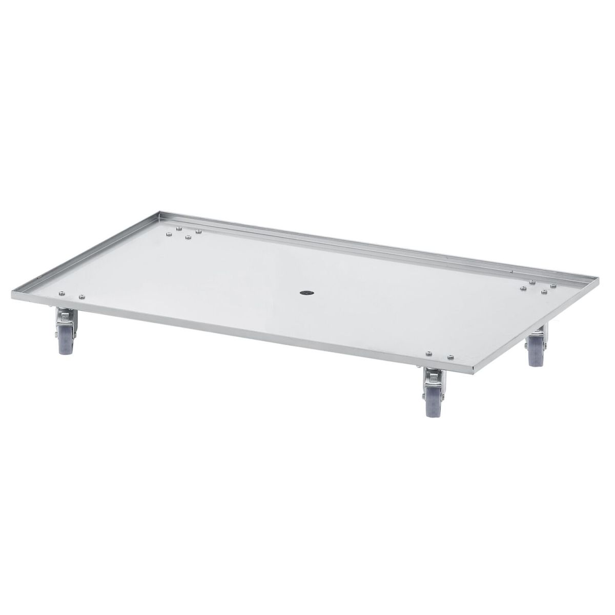 CHROMOnorm Fahrgestell für BR 795, 4 Lenkrollen ø 75mm grau