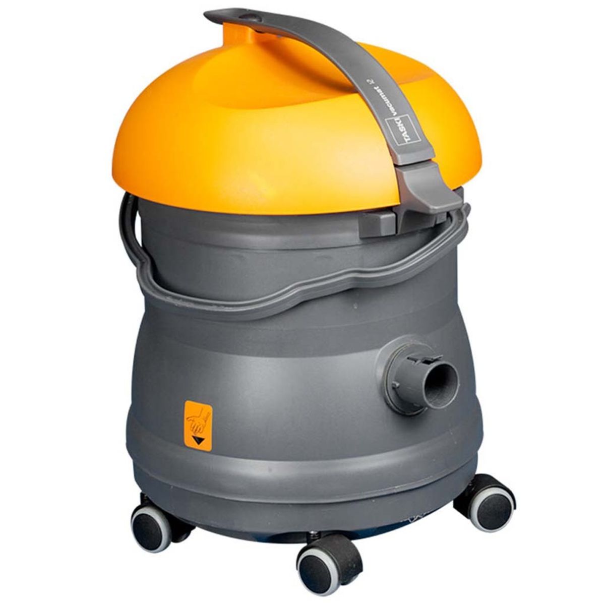 Diversey TASKI vacumat 12, Leistungsstarker Nass- und Trockensauger für kleine oder überstellte Flächen - exkl. Zubehörset orange/grau