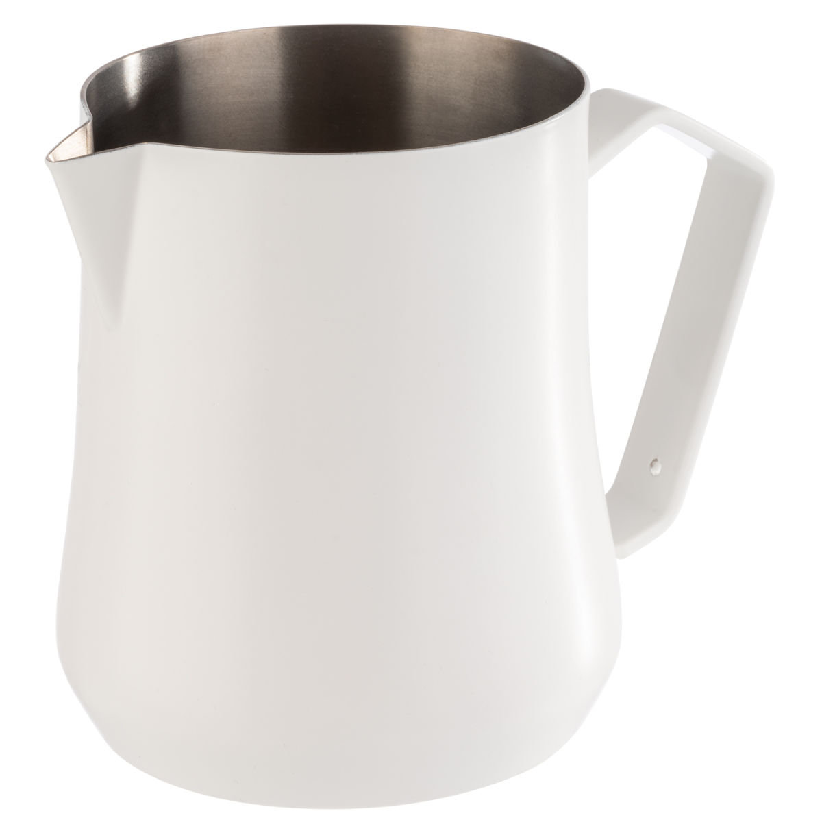 APS Milch- / Universalkanne, 18/10 Edelstahl weiß, pulverbeschichtet; 750 ml, 9.5x9.5x11.5 cm (LxBxH); weiß