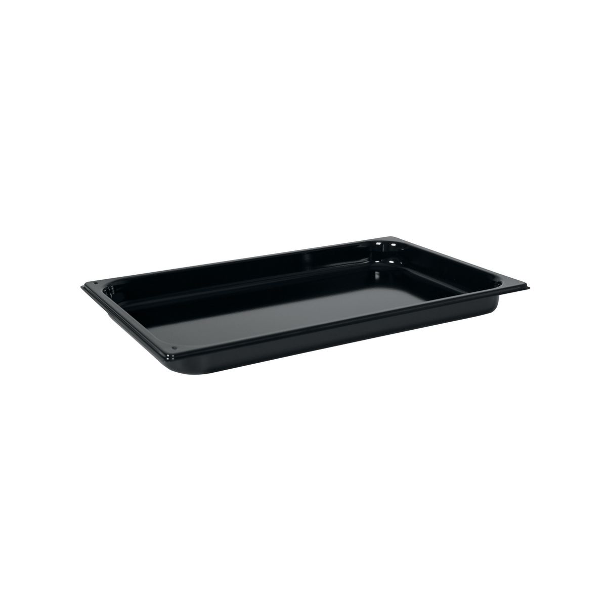 Schneider Backblech GN 1/1 Emaille GN 1/1, 53x32.5x4 cm (LxBxH); schwarz; rechteckig