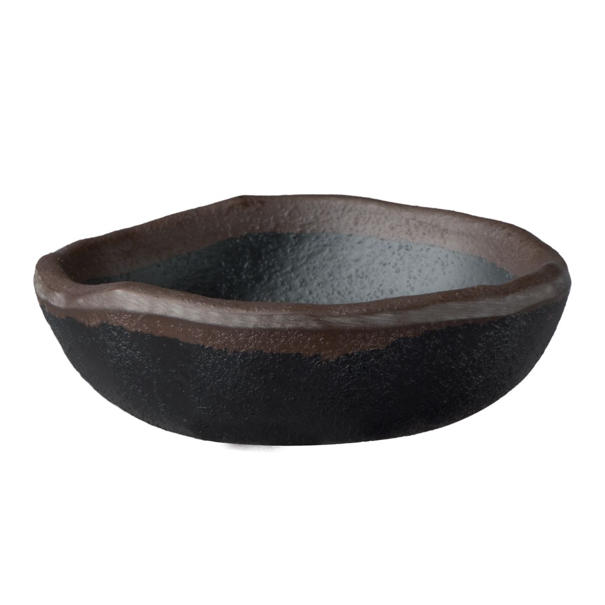 APS Schale MARONE, Melamin 50 ml, 8.5x8.5x8.5x2.5 cm (LxBxØxH); schwarz; rund; 12 Stück / Pack