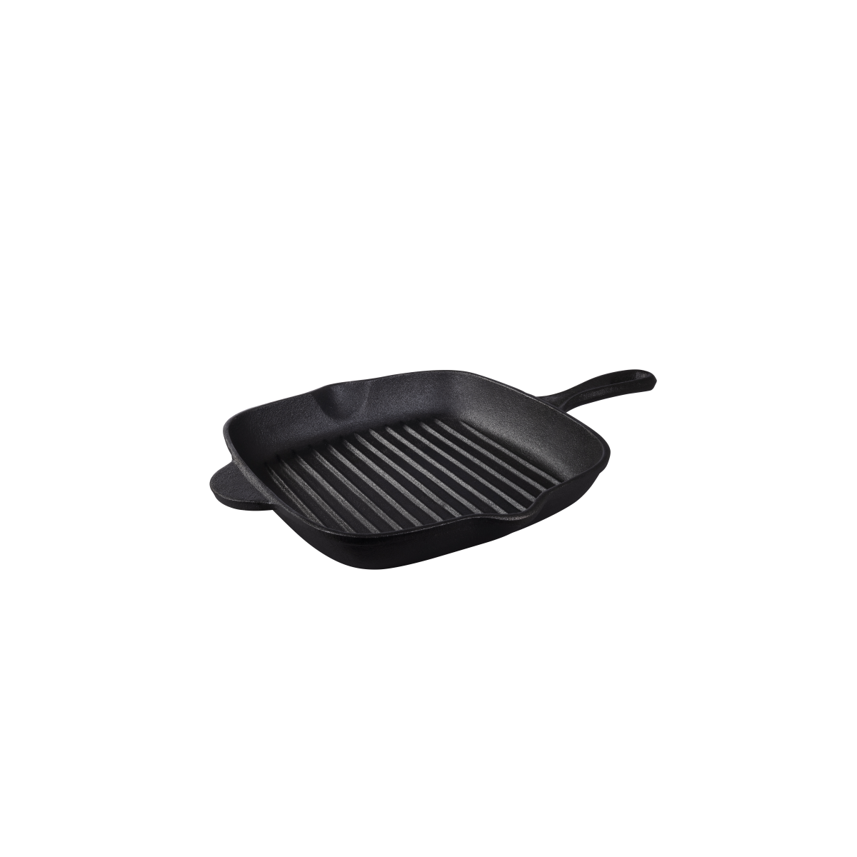 TRAMONTINA Gusseisen Grillpfanne Black eckig, pre seasoned 27x27 cm (LxB); schwarz; quadratisch