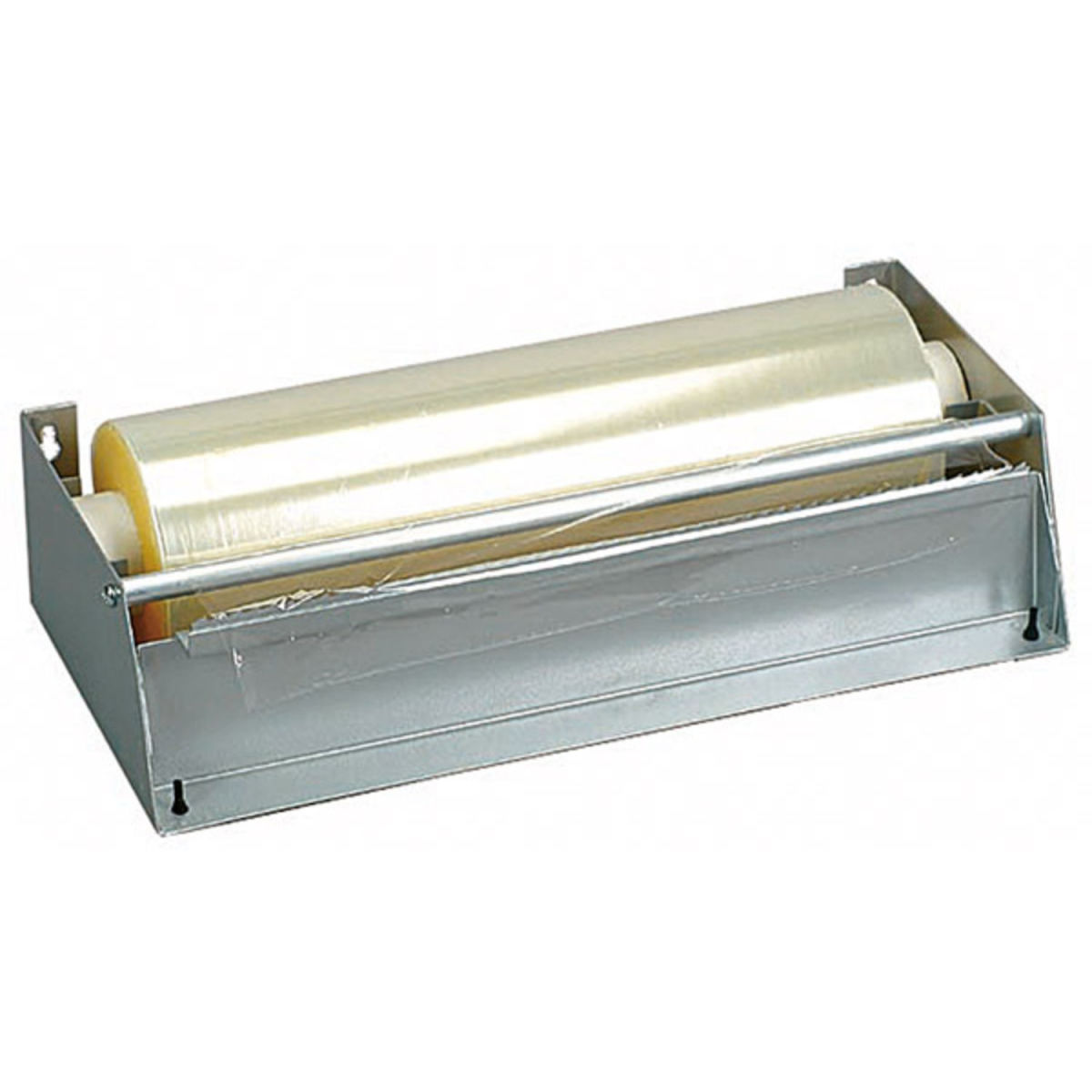 APS Folien-Abreißvorrichtung 49 x 16 cm, H: 9 cm 49x16x9x8 cm (LxBxHxØ); silber; rund