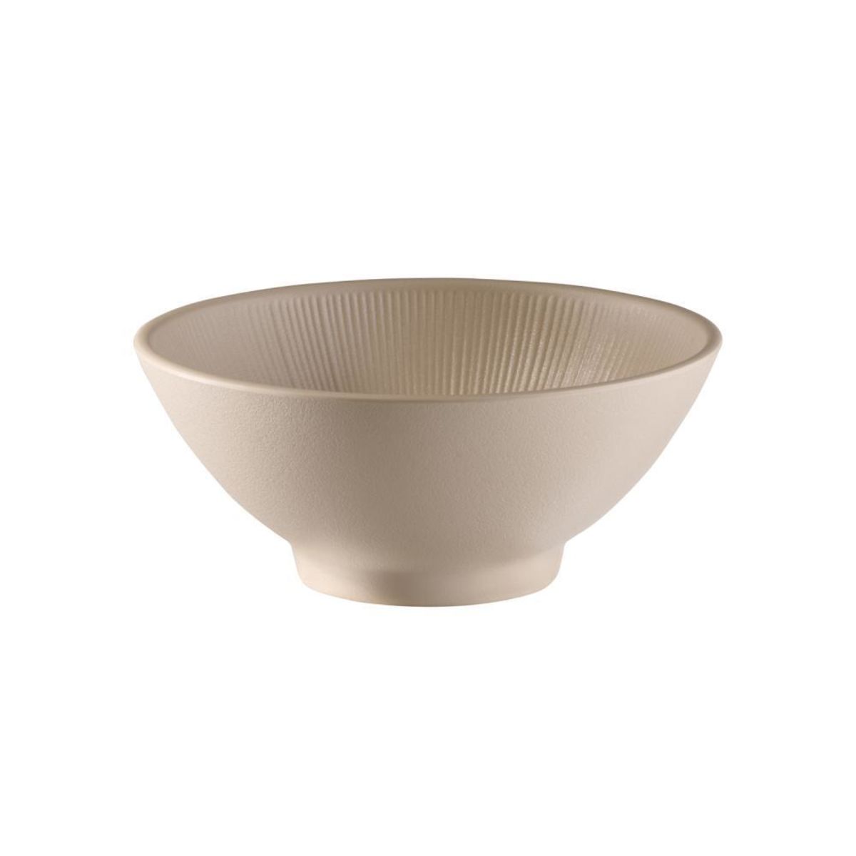 APS Schale -NERO- , 14,5 x 12,5 cm, H: 8 cm , Melamin, sand , 0,3 Liter ,; 900 ml, 19x19x8 cm (LxBxH); beige; rund