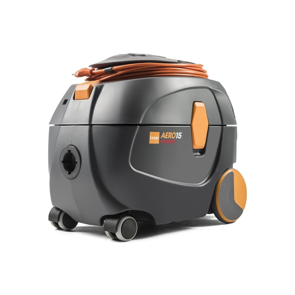 Diversey TASKI Aero 15 Power EU, Robuster und leiser Kesselsauger mit extra-starkem 800W Motor orange/grau