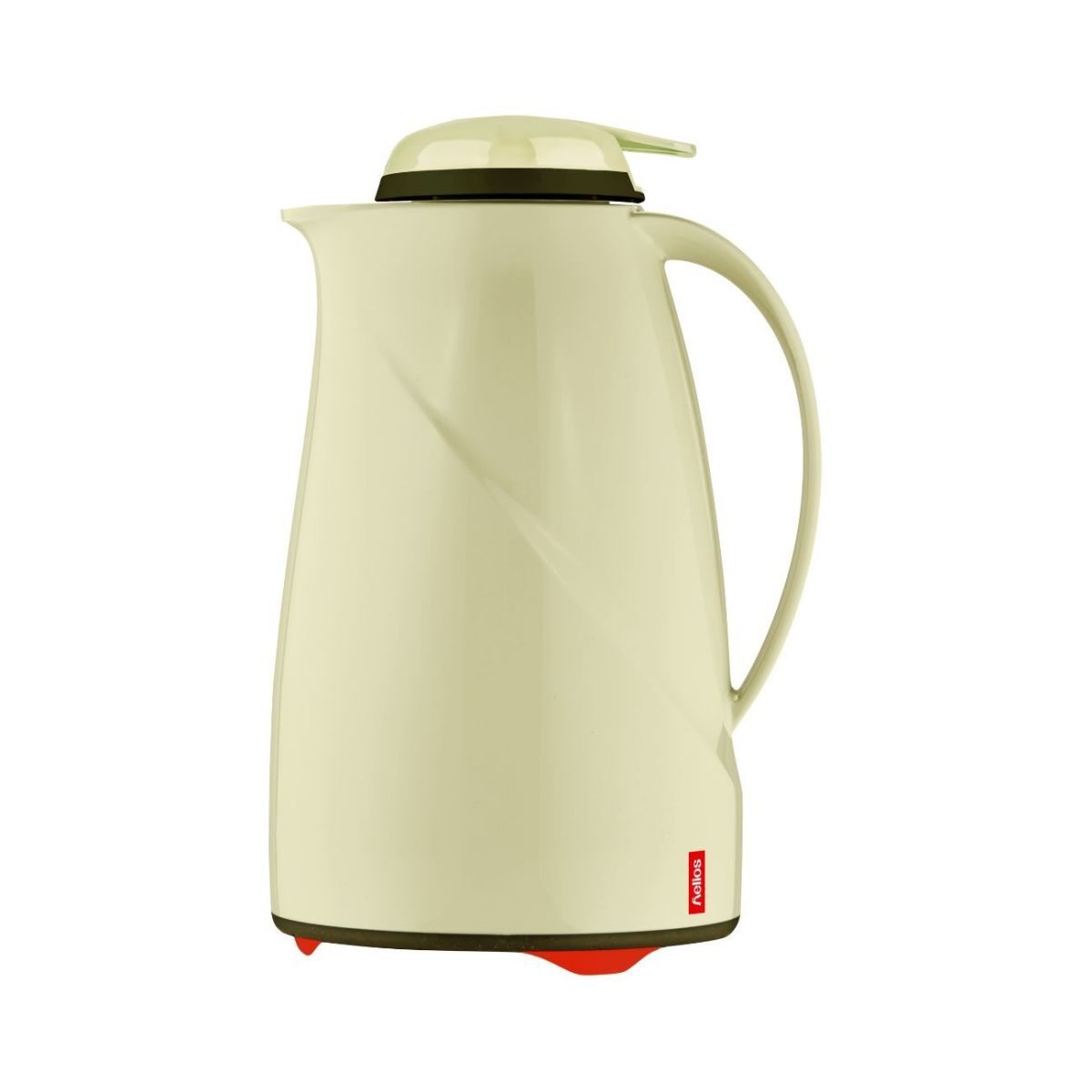 helios Isolierkanne Wave Push 1.5 l, 15.5x27.9 cm (ØxH); vanille