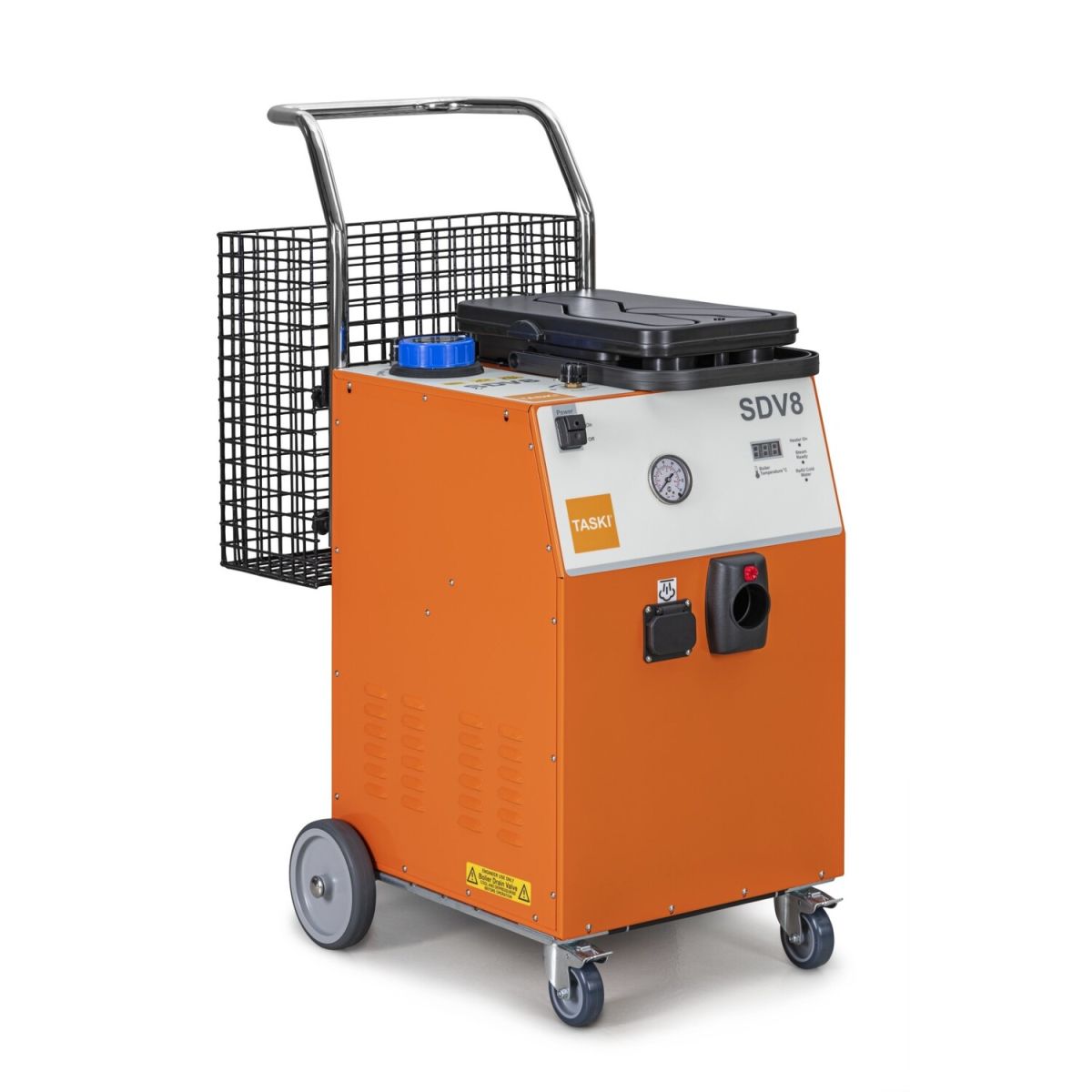 Diversey TASKI Steam SDV8 Dampfreiniger mit 8 bar orange/grau