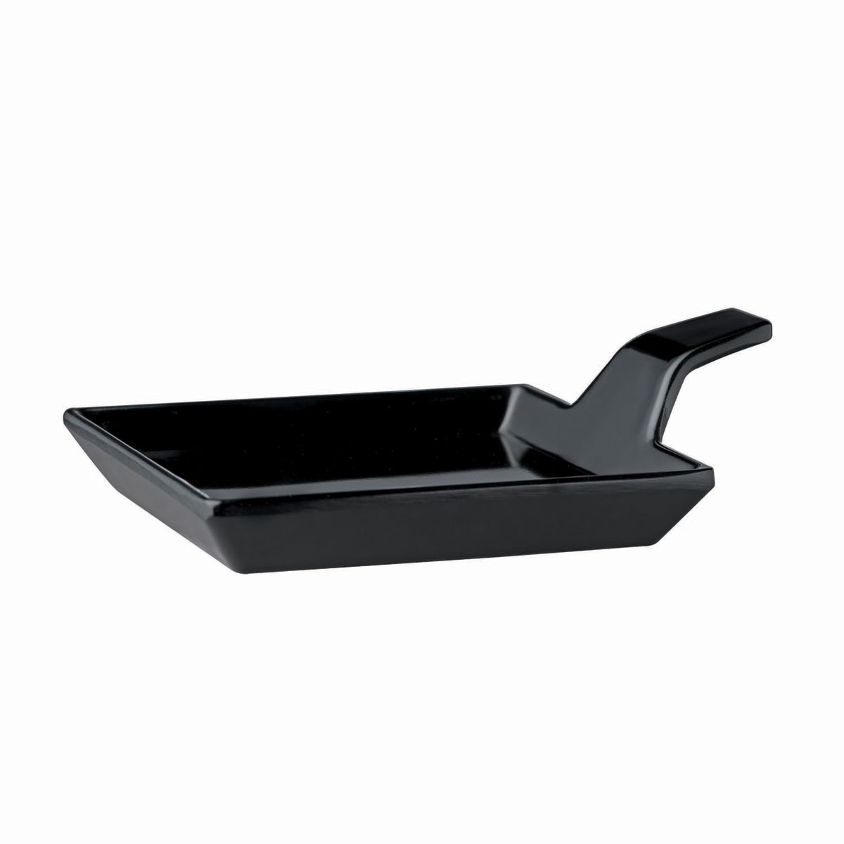 APS Fingerfood-Teller FLYING BUFFET, Melamin 12x9.5x3 cm (LxBxH); schwarz; quadratisch; 24 Stück / Pack
