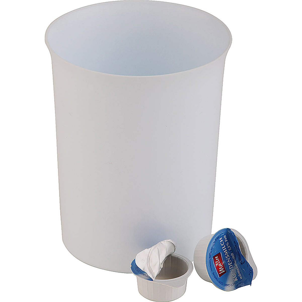 APS Tischrestebehälter 0.9 l, 11x14 cm (ØxH); weiß; rund
