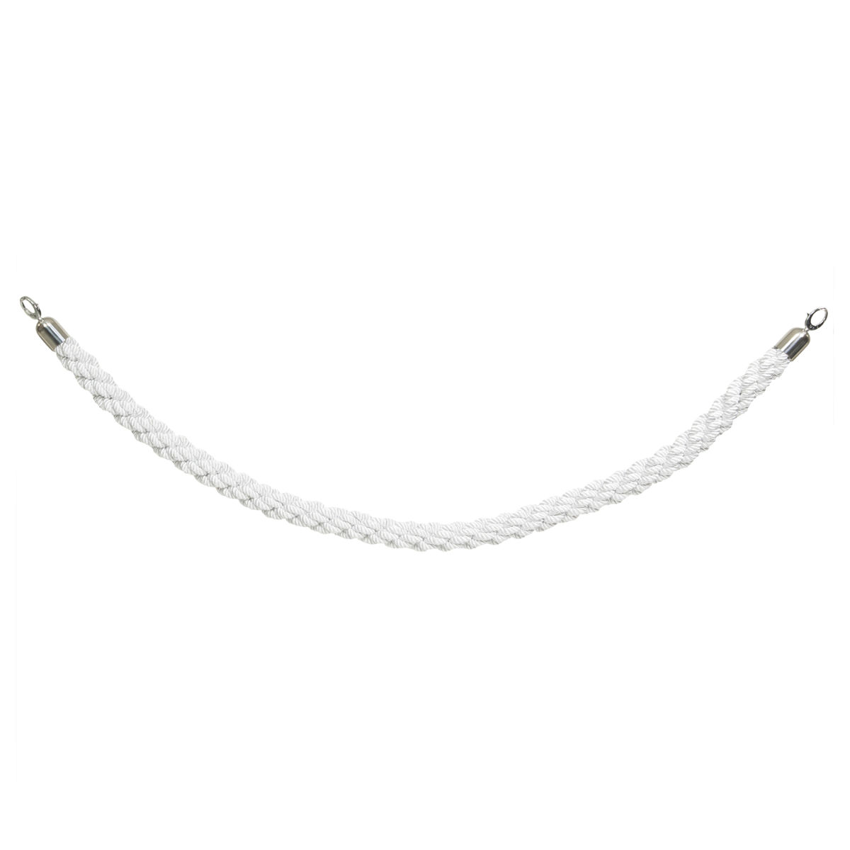 Cordone intrecciato per asta per transenne Classic Securit; 4x0.84x150x0.84 cm (LxLxHxP); bianco