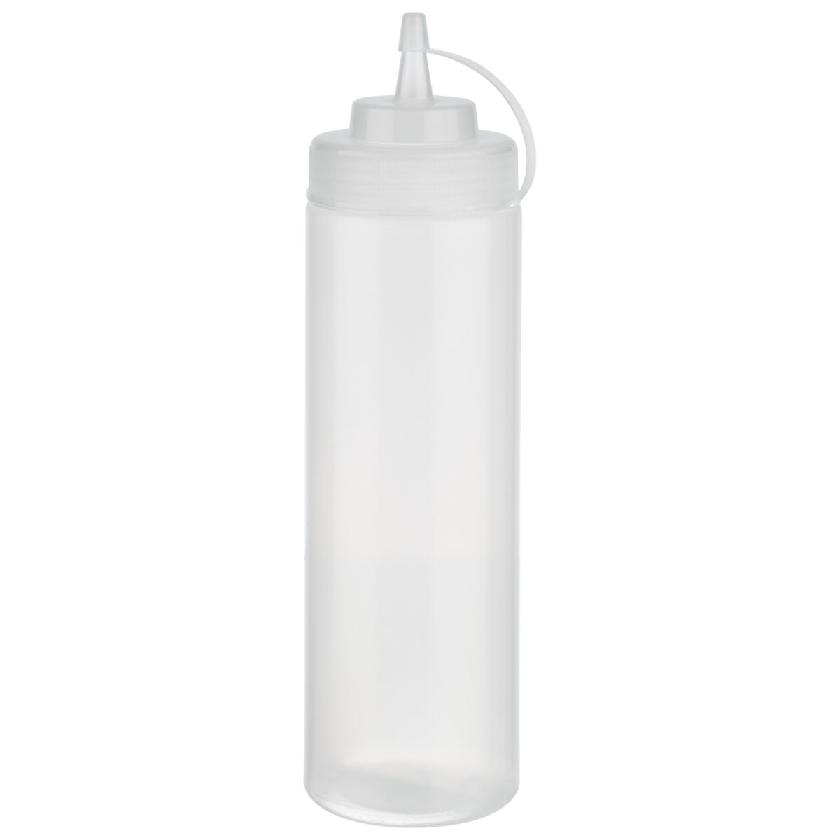 APS Quetschflasche, 6er-Set, Polyethylen; 760 ml, 7x7x26.5 cm (LxBxH); transparent