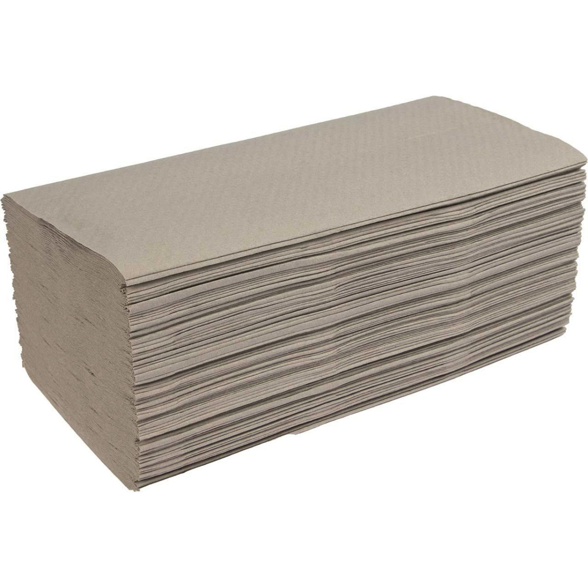 Fripa Fripa 5000 Papierhandtücher 25 x 23 cm, 1-lagig, natur, V-Falz; 23x25 cm (LxB); hellgrau; 5000 Stück / Pack