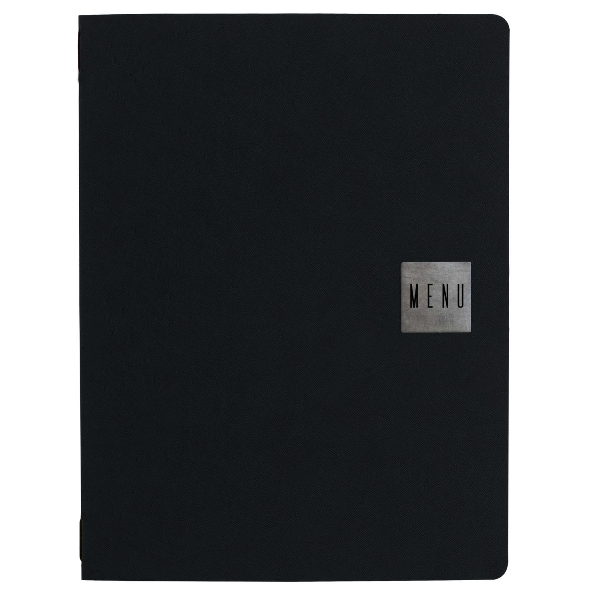 STIL CASA Stil casa, 12-teiliges Menükarten-Set A4, Polyurethan, drei Innenhüllen aus Kunststoff, elastischer Umschlaghalter schwarz; 12 Stück / Pack
