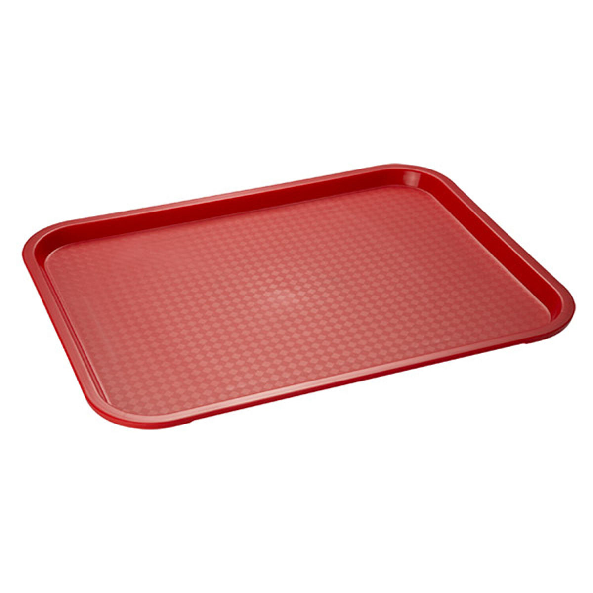 APS Tablett FAST FOOD, Polypropylen; 45x35.5x2.5 cm (LxBxH); rot; rechteckig; 6 Stück / Pack