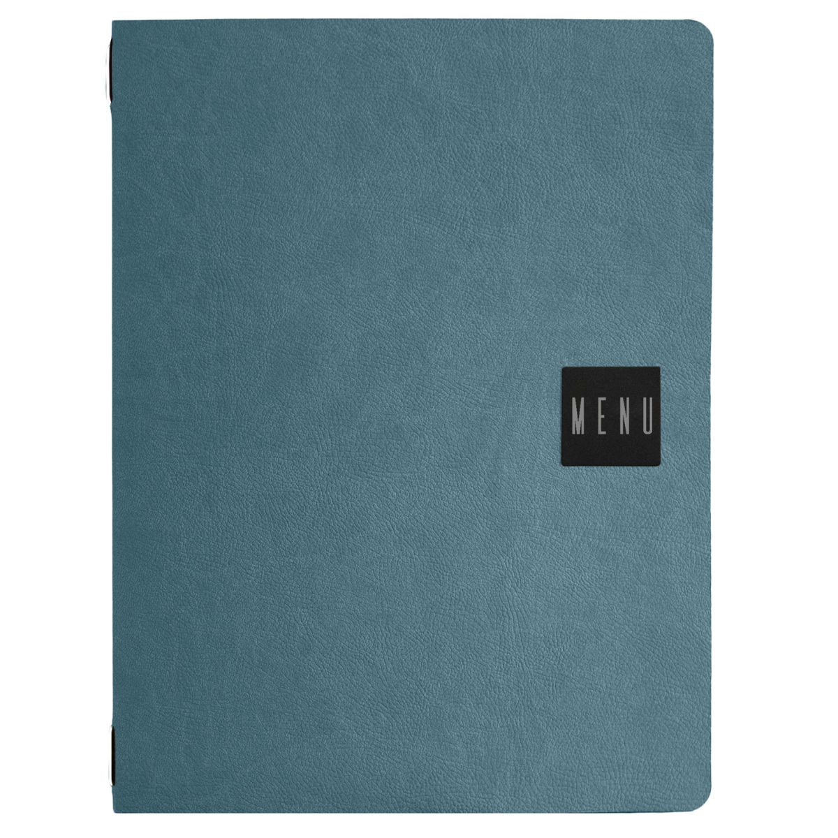 STIL CASA Stil casa, 12er-Set A4 Menükartenhalter, Polyurethan, 24,3xh. 31,6 cm, drei Innenhüllen aus Kunststoff, elastischer Umschlaghalter, hellblau (sky). azurblau; 12 Stück / Pack