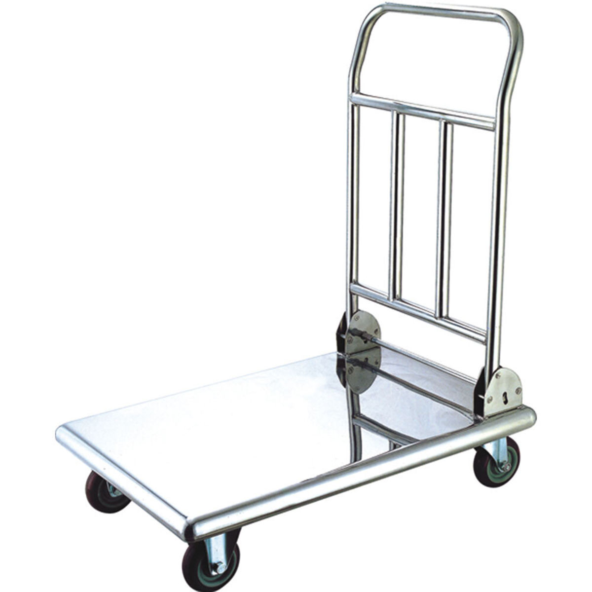 Stalgast Thermobox-Transportwagen aus Edelstahl, Traglast 150 kg 74x87 cm (BxH); silber