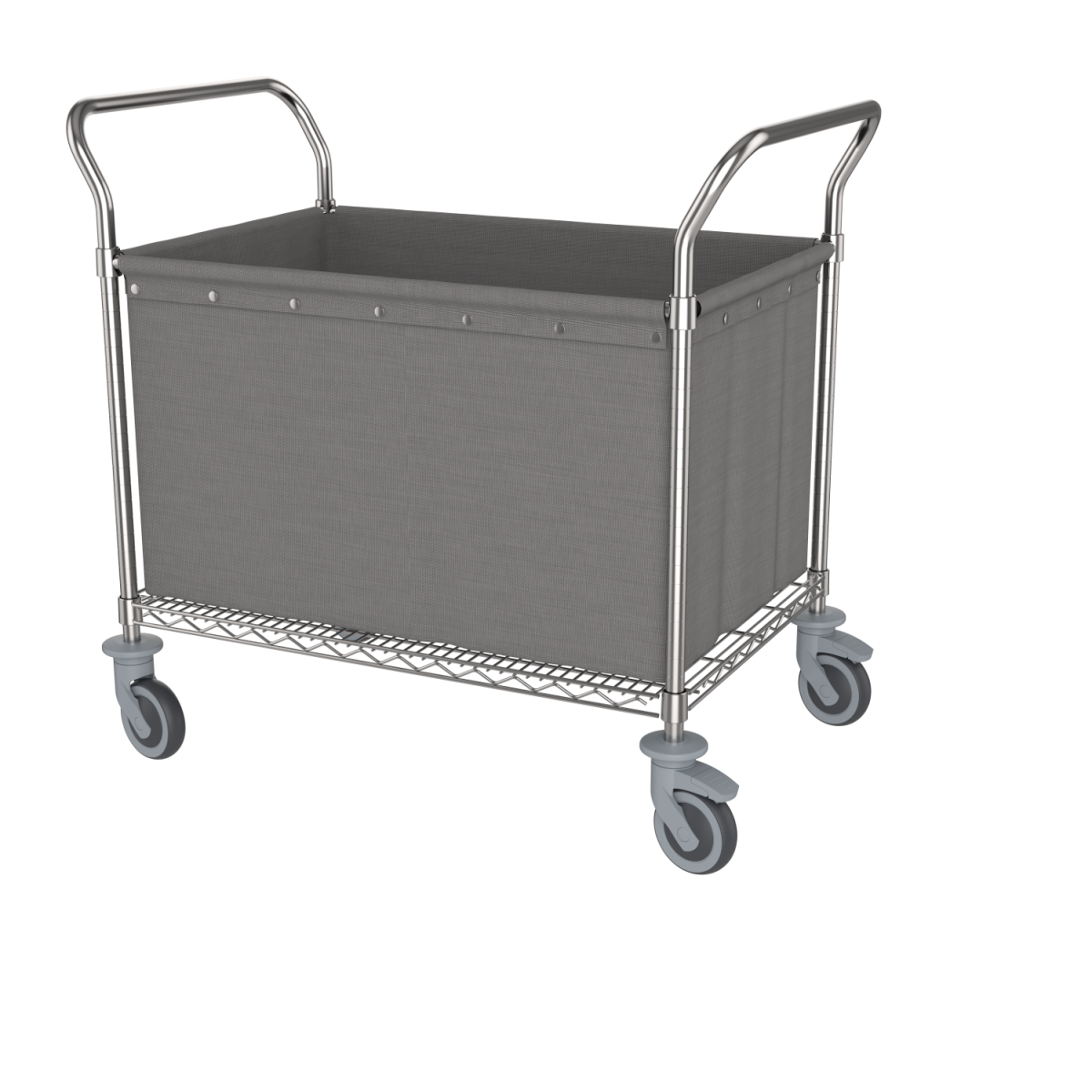QUATRO Effizienter Wäschewagen 91x109 cm (BxH); chrom/anthrazit