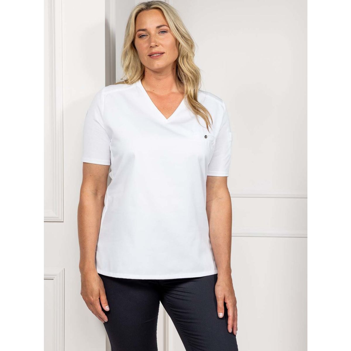 Le Nouveau Chef T-Shirt Fae; Kleidergröße M; weiß
