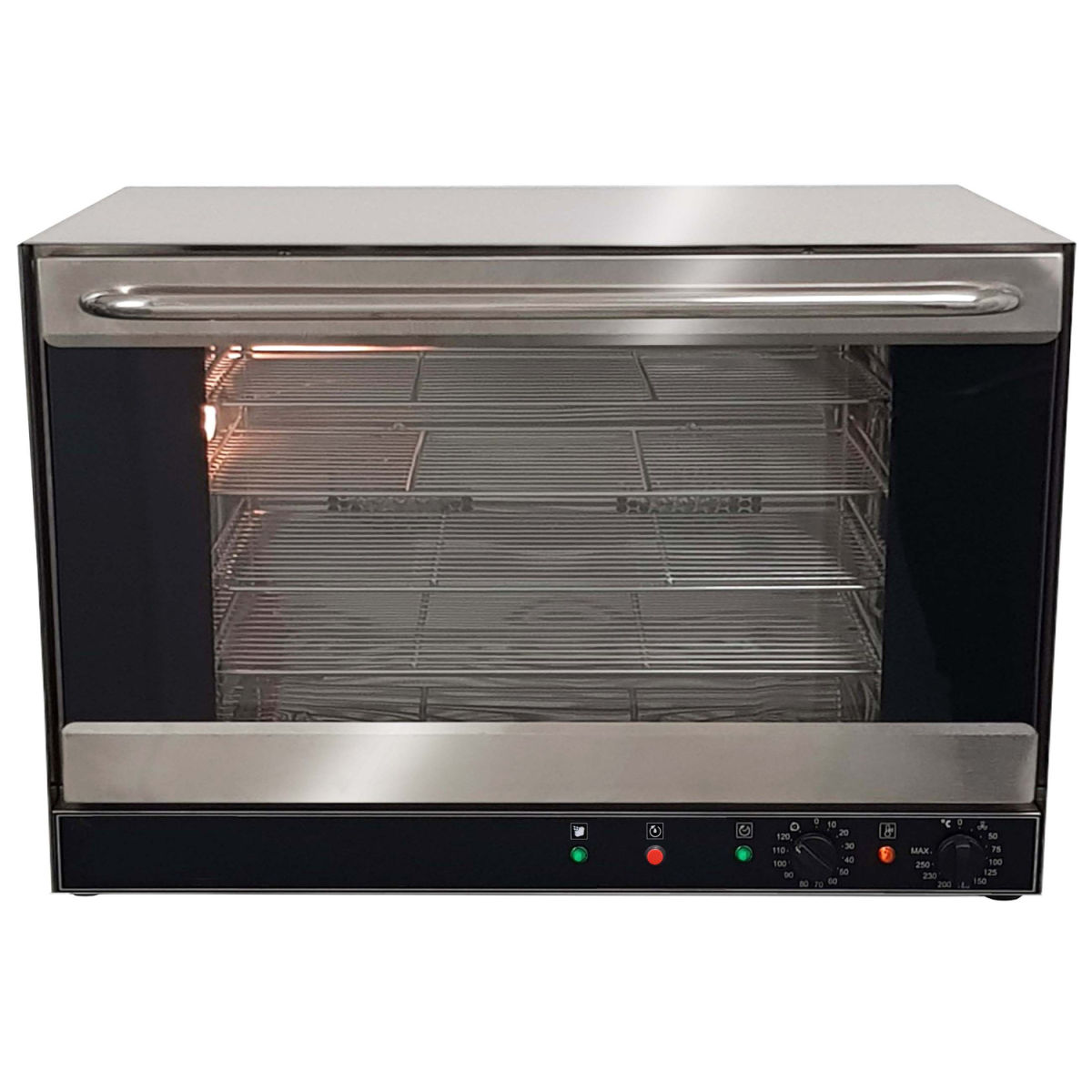 Neumärker Heißluftofen Basic 600H mit Beschwadung 84x57x70 cm (BxTxH); schwarz