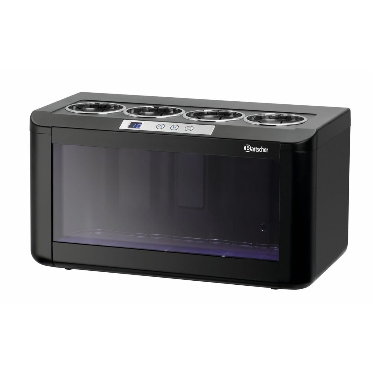 Bartscher Weinkühler 4FL-100 4FL-100 48x26x26 cm (BxHxT); schwarz