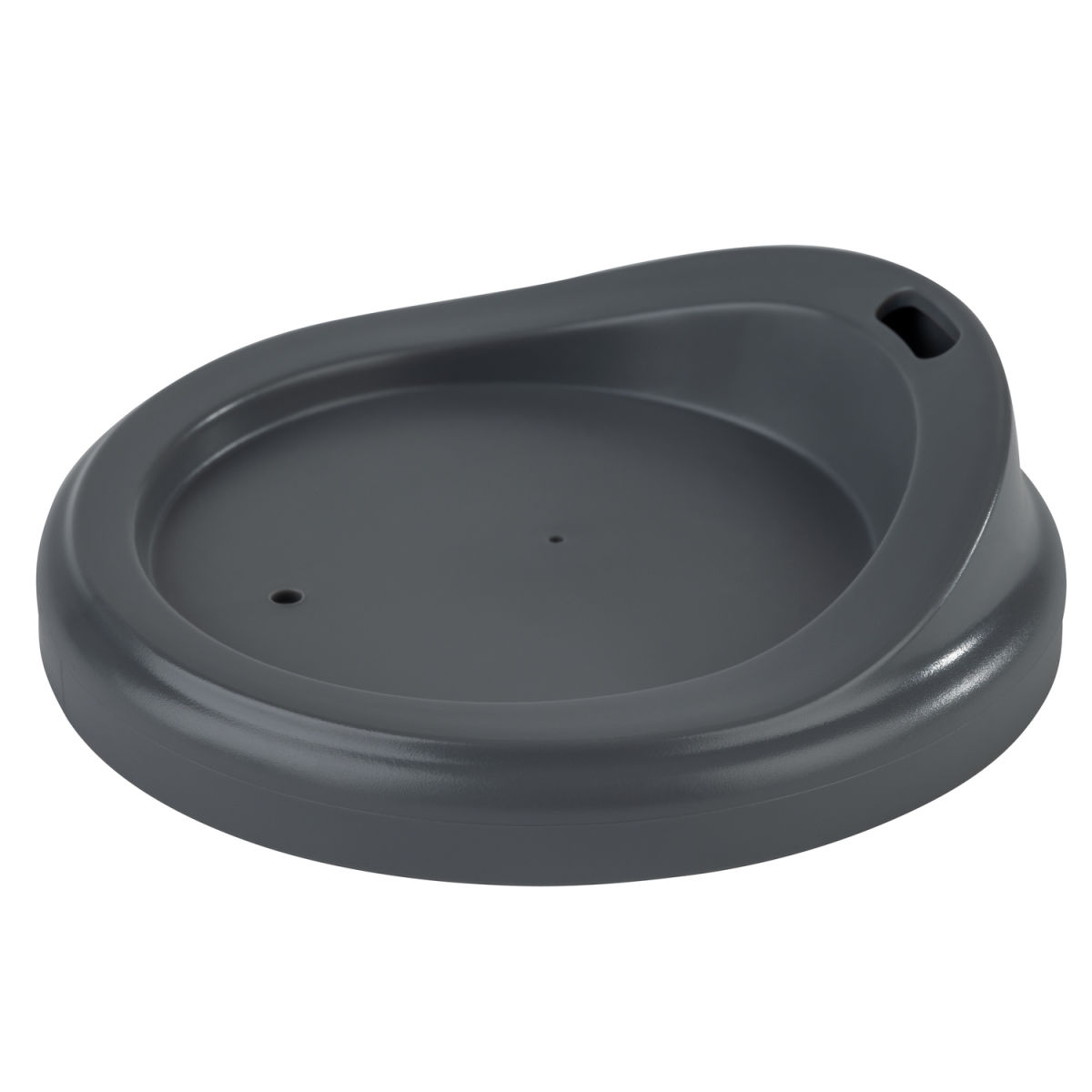 APS Deckel zu Mehrwegbecher TO GO 8.5x8.5x2.5 cm (LxBxH); anthrazit
