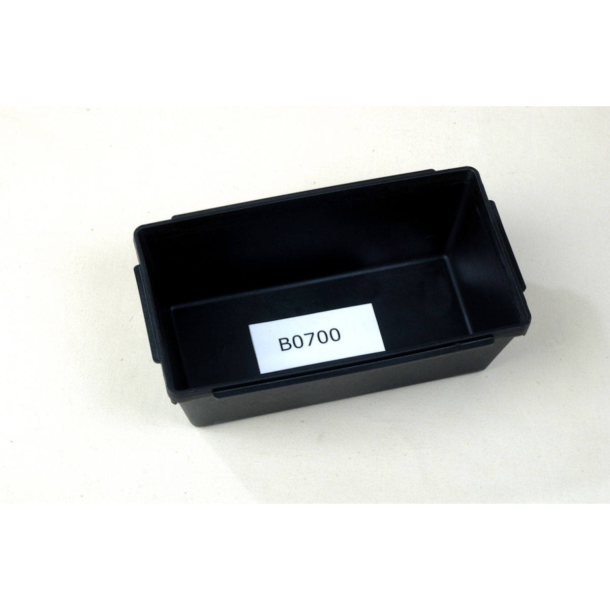 Polymerform 600 ml; schwarz; rechteckig; 5 Stück / Pack