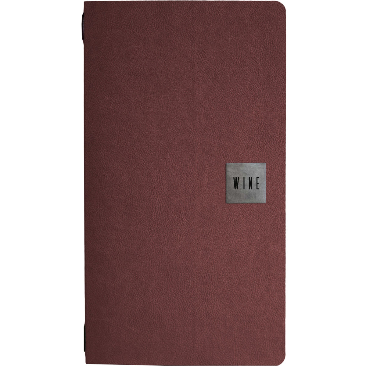 STIL CASA Stil casa, 12er-Set Menükartenhalter Größe 2/2, Polyurethan, drei Innenhüllen aus Kunststoff, elastischer Umschlaghalter bordeaux; 12 Stück / Pack