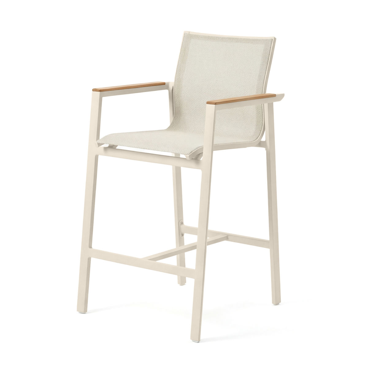 Sgabello da bar Rhodos con braccioli Barths; 60.5x54x110 cm (LxPxH); sabbia
