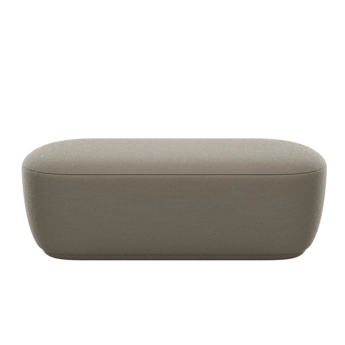 blomus Bank -KUON- Stoff Boucla 120x50x45 cm (BxTxH); hellbraun