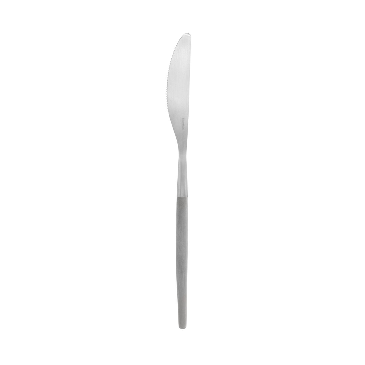 blomus Menümesser -MAXIME- 22 cm (L); silber, Griff hellgrau