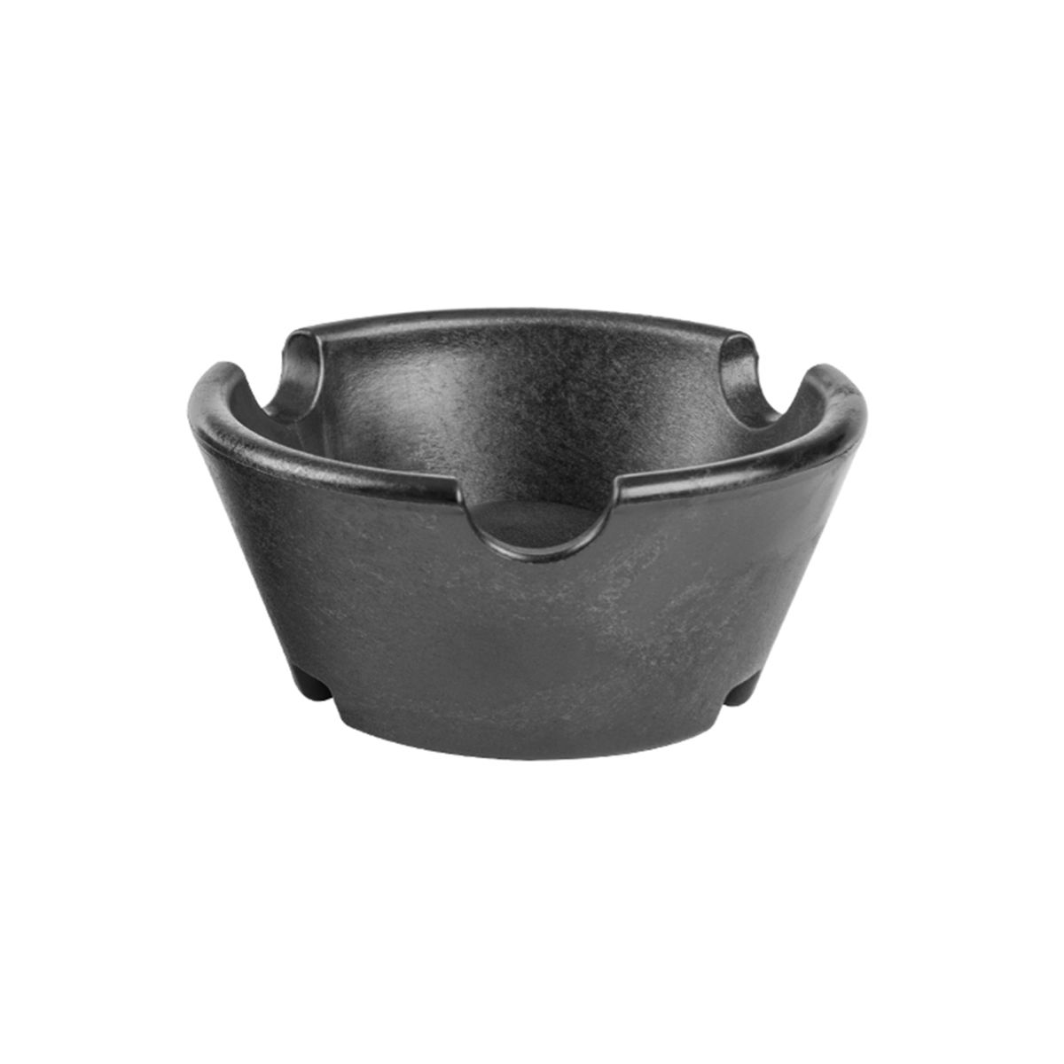 MPDrink Großer Aschenbecher Polyamid 9.8x4.8 cm (ØxH); schwarz