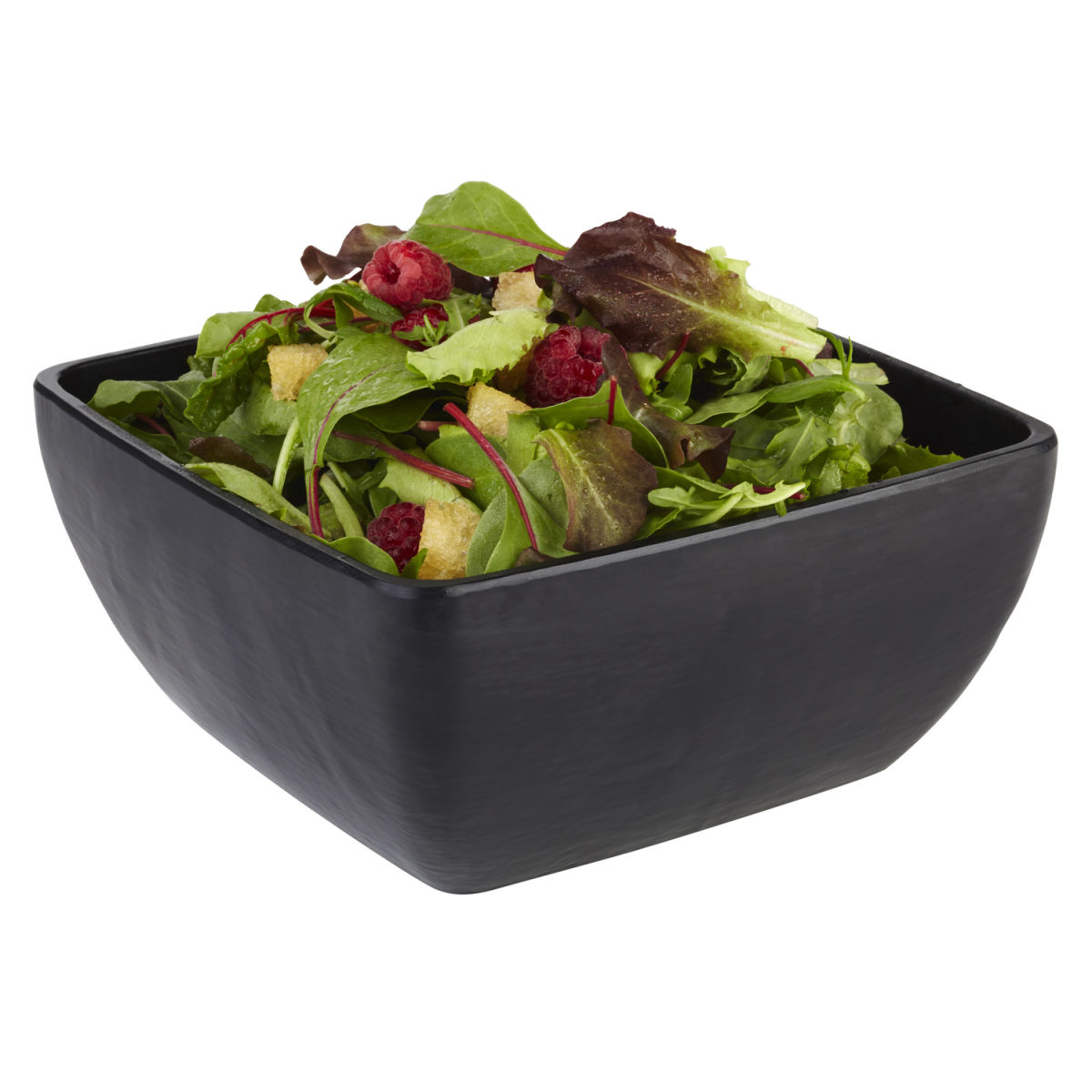 APS Schale SLATE, Melamin 1500 ml, 19x19x9 cm (LxBxH); schwarz; rechteckig
