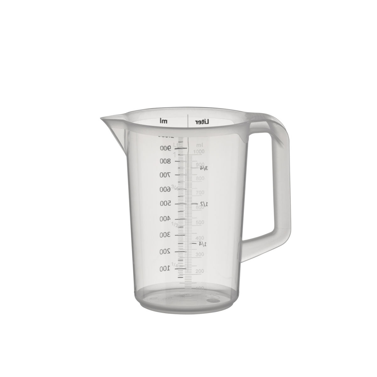 APS Messbecher PRO, Polypropylen; 1000 ml, 12x12x12x16.5 cm (ØxLxBxH); transparent; rund