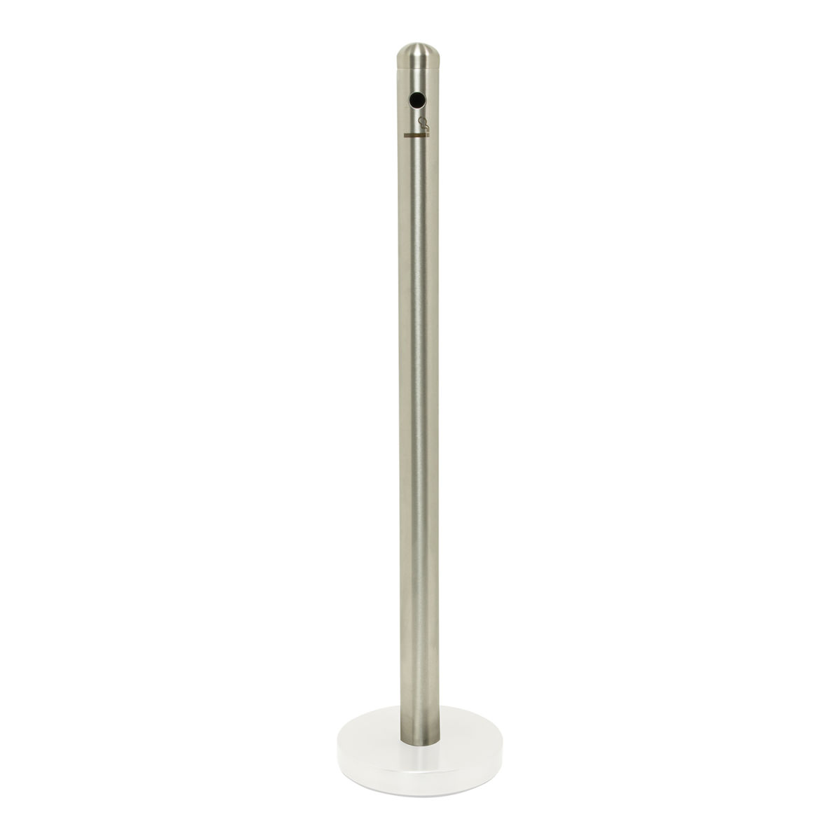 Posacenere da terra in acciaio inox 100x6x6 cm 1,15 kg Securit; 6x100x1.15 cm (LxHxP); argento