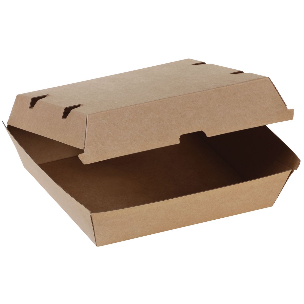 naturesse Food-Box Kraft braun - 178x165x45mm 16.5x4.5 cm (BxH); braun; 150 Stück / Pack