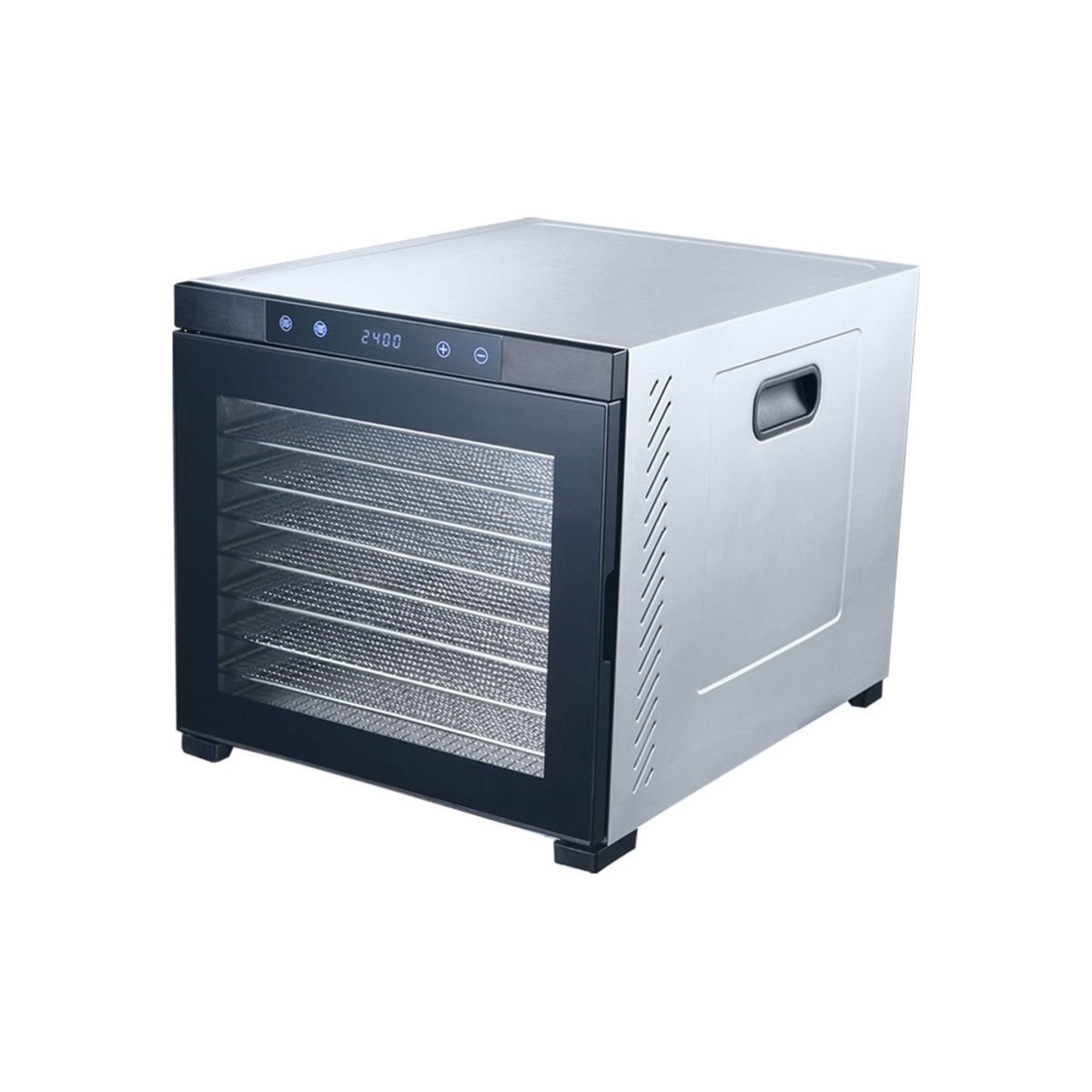 Stalgast Dörrautomat mit 10 Einschüben, Leistung 1,1 kW 43x53.5x42 cm (BxTxH); silber