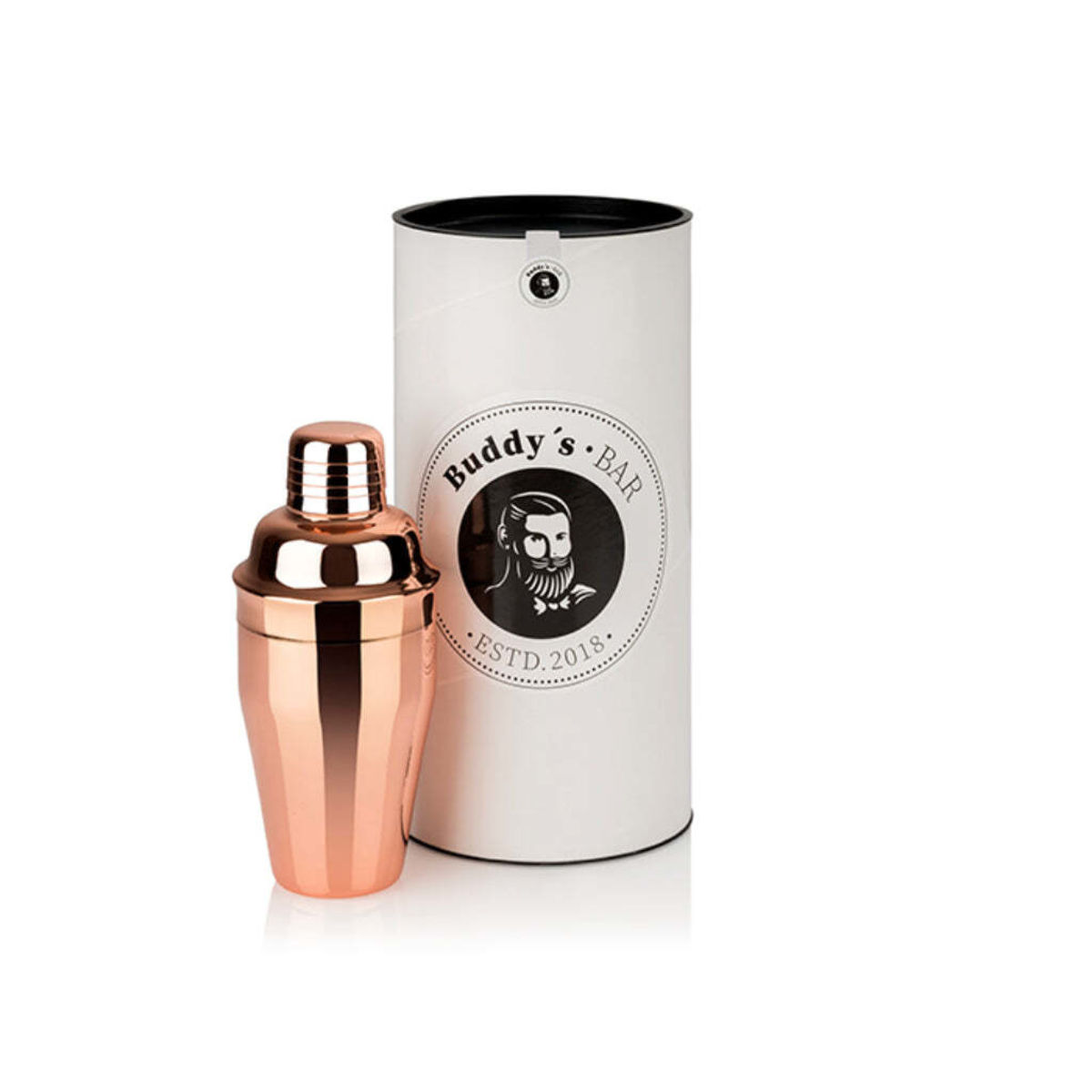 Buddy’s Bar Shaker, Edelstahl; 500 ml, 20 cm (H); kupfer