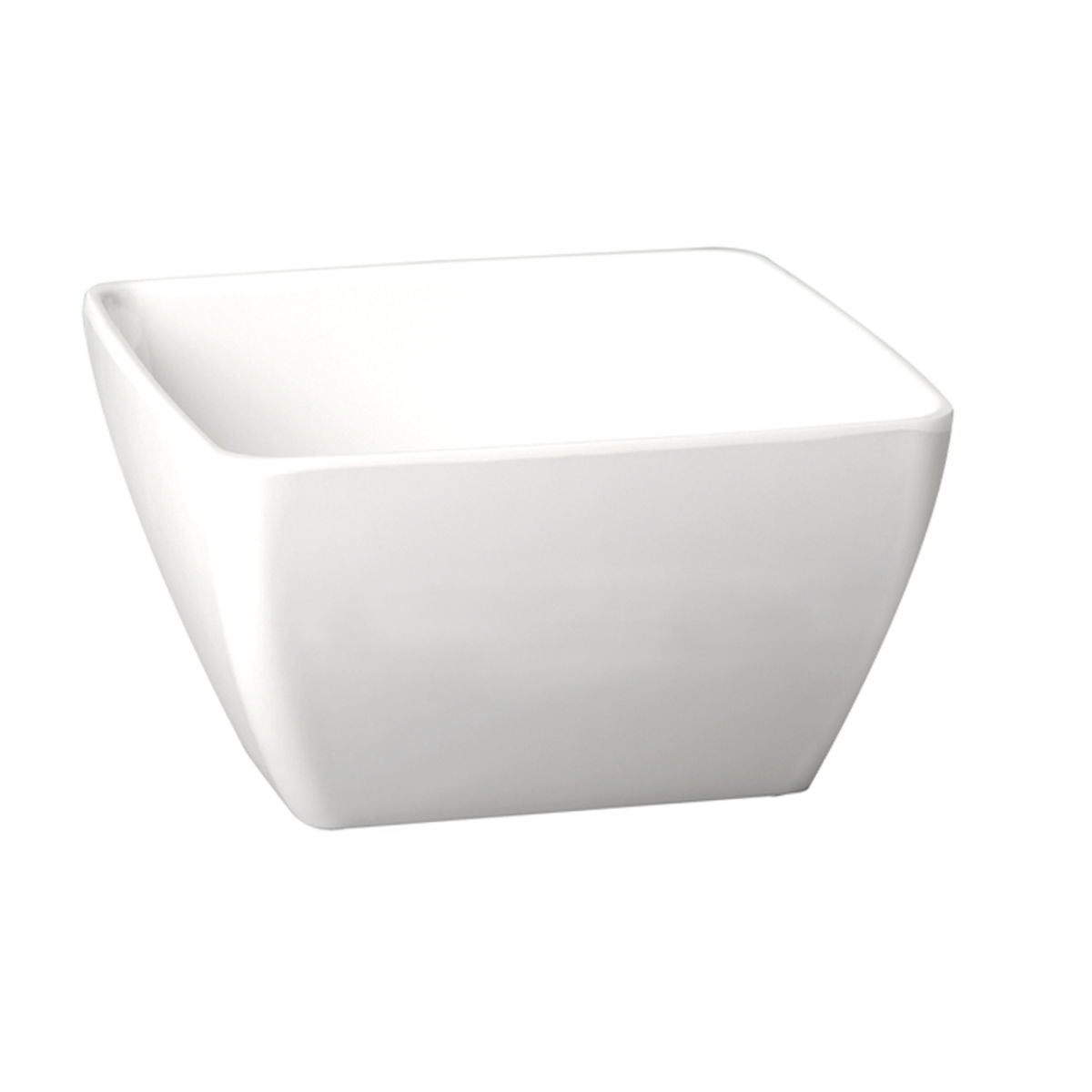 APS Schale FRIENDLY, aus recyceltem Kunststoff (PET), eckig; 3800 ml, 25x25x12 cm (LxBxH); weiß