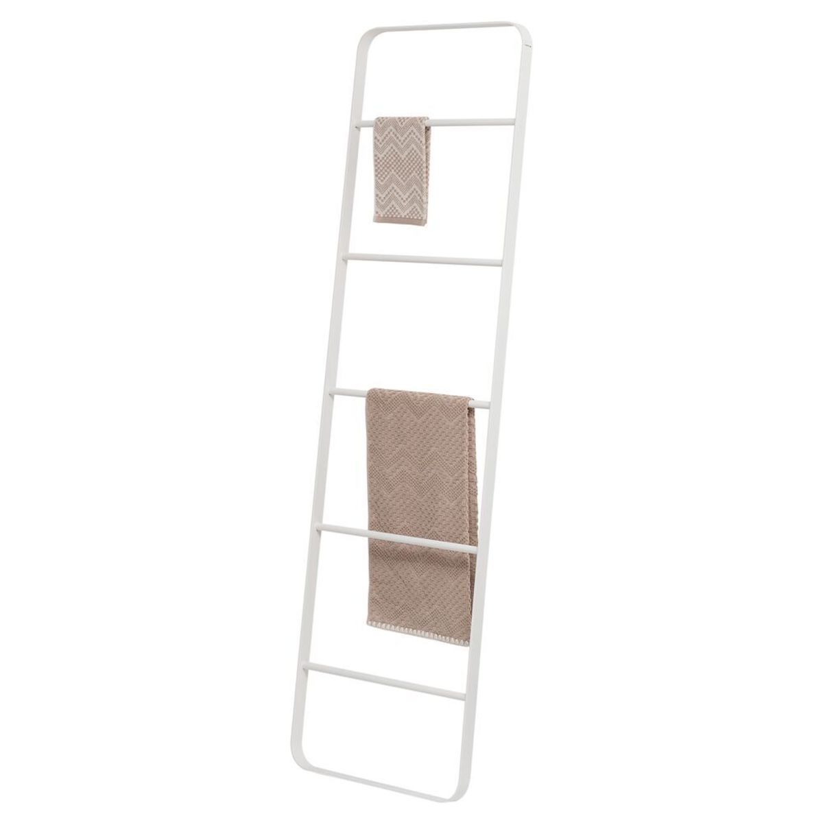 Escalera toallero Brix Sealskin; 3.5x170x3.5 cm (LgxAtxProf); blanco