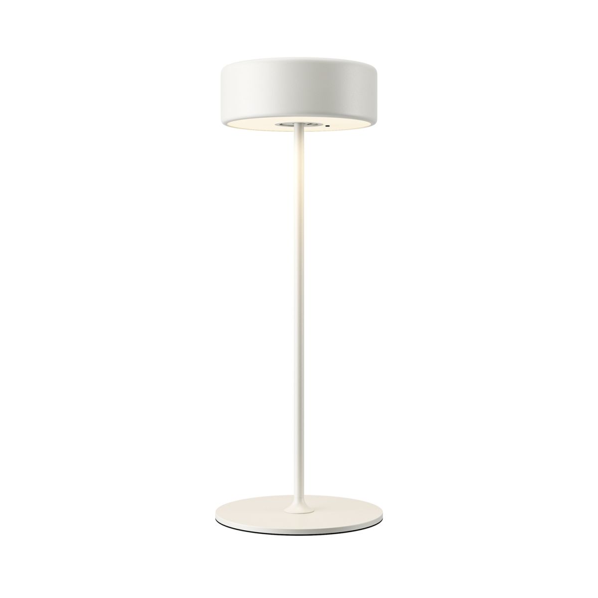 Maytoni Maytoni Akku-Leuchte AI Collaboration Schwarz, aus Aluminium, LED, dimmbar; 12x12x12x34.5 cm (LxBxØxH); weiß; Gestell weiß