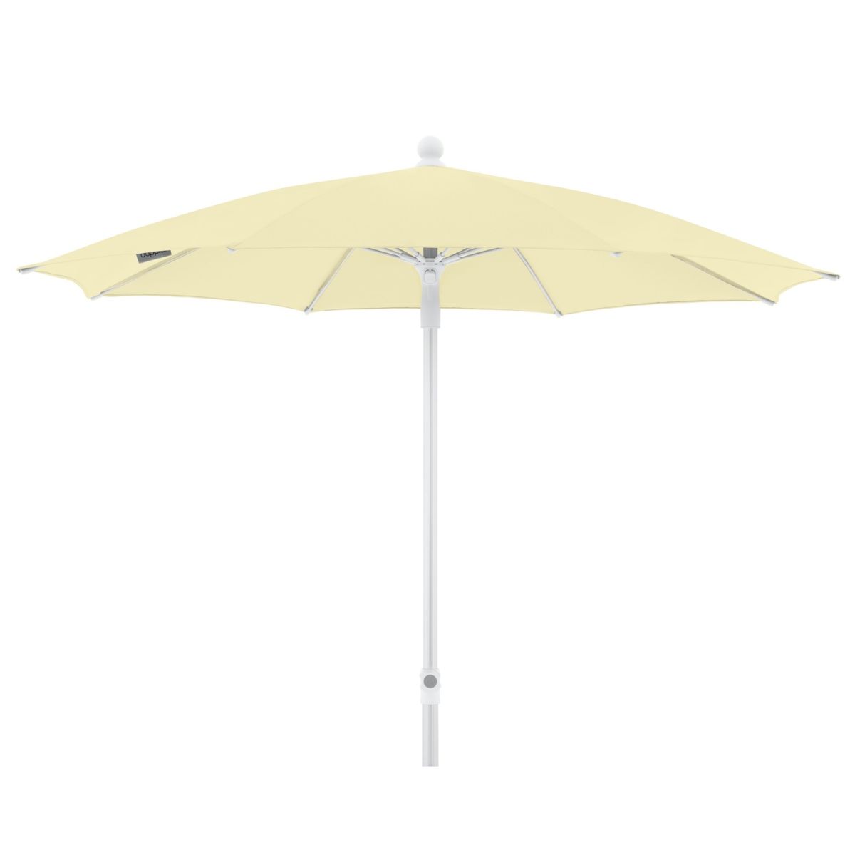 Doppler Gastro Sonnenschirm Fiberglas; 200x226 cm (ØxH); natur